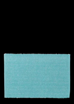 Lyngby Porcelæn Herringbone Dækkeserviet 43x30 cm turkis