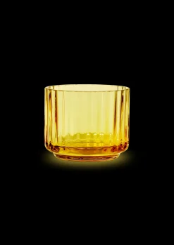 Lyngby Porcelæn Lyngby Fyrfadsstage Ø6.7 cm amber - Køb her