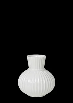 Lyngby Porcelæn Lyngby Tura Vase H14.5 hvid porcelæn