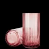 Lyngby Porcelæn Lyngby Vase burgundy mundblæst glas
