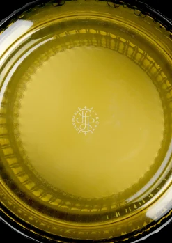 Lyngby Porcelæn Lyngby Vase H31 olivengrøn mundblæst glas