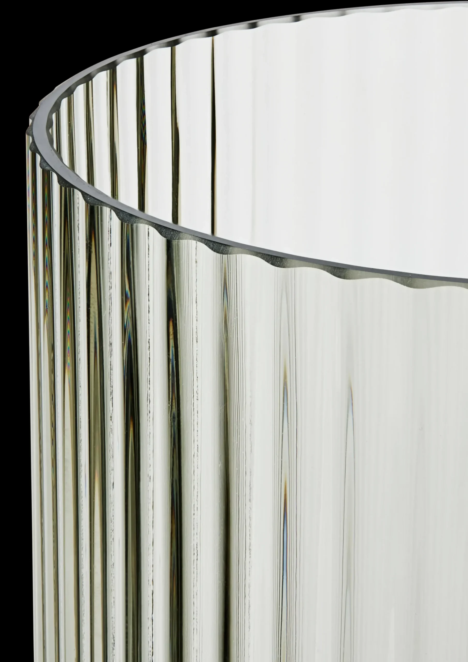 Lyngby Porcelæn Lyngby Vase H31 smoke mundblæst glas