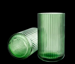 Lyngby Porcelæn Lyngby Vase copenhagen green mundblæst glas