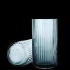 Lyngby Porcelæn Lyngby Vase midnight blue mundblæst glas