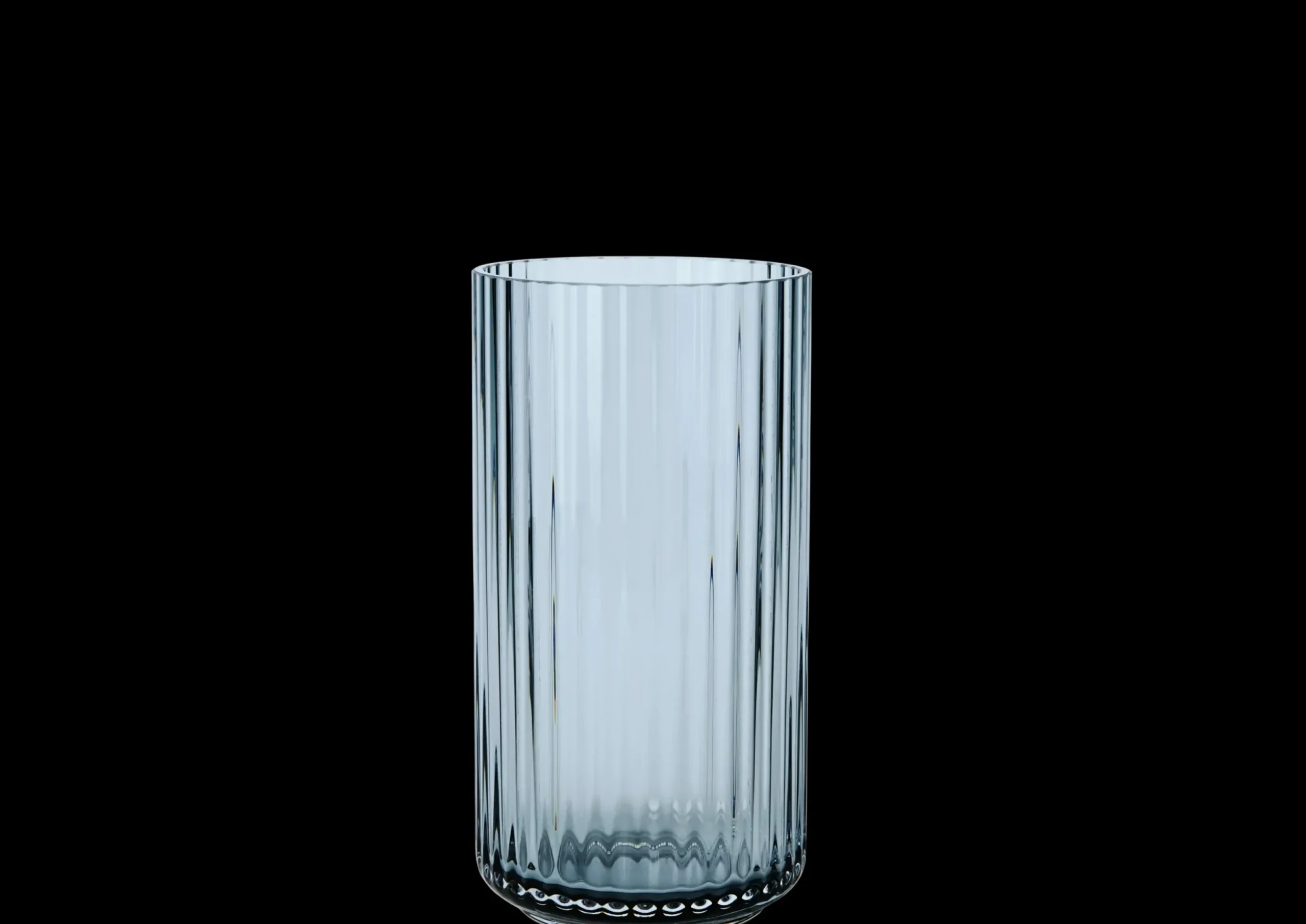 Lyngby Porcelæn Lyngby Vase midnight blue mundblæst glas