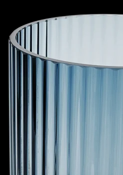 Lyngby Porcelæn Lyngby Vase midnight blue mundblæst glas
