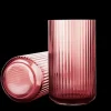 Lyngby Porcelæn Lyngby Vase burgundy mundblæst glas