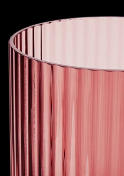 Lyngby Porcelæn Lyngby Vase burgundy mundblæst glas