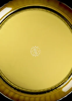 Lyngby Porcelæn Lyngby Vase H38 olivengrøn mundblæst glas