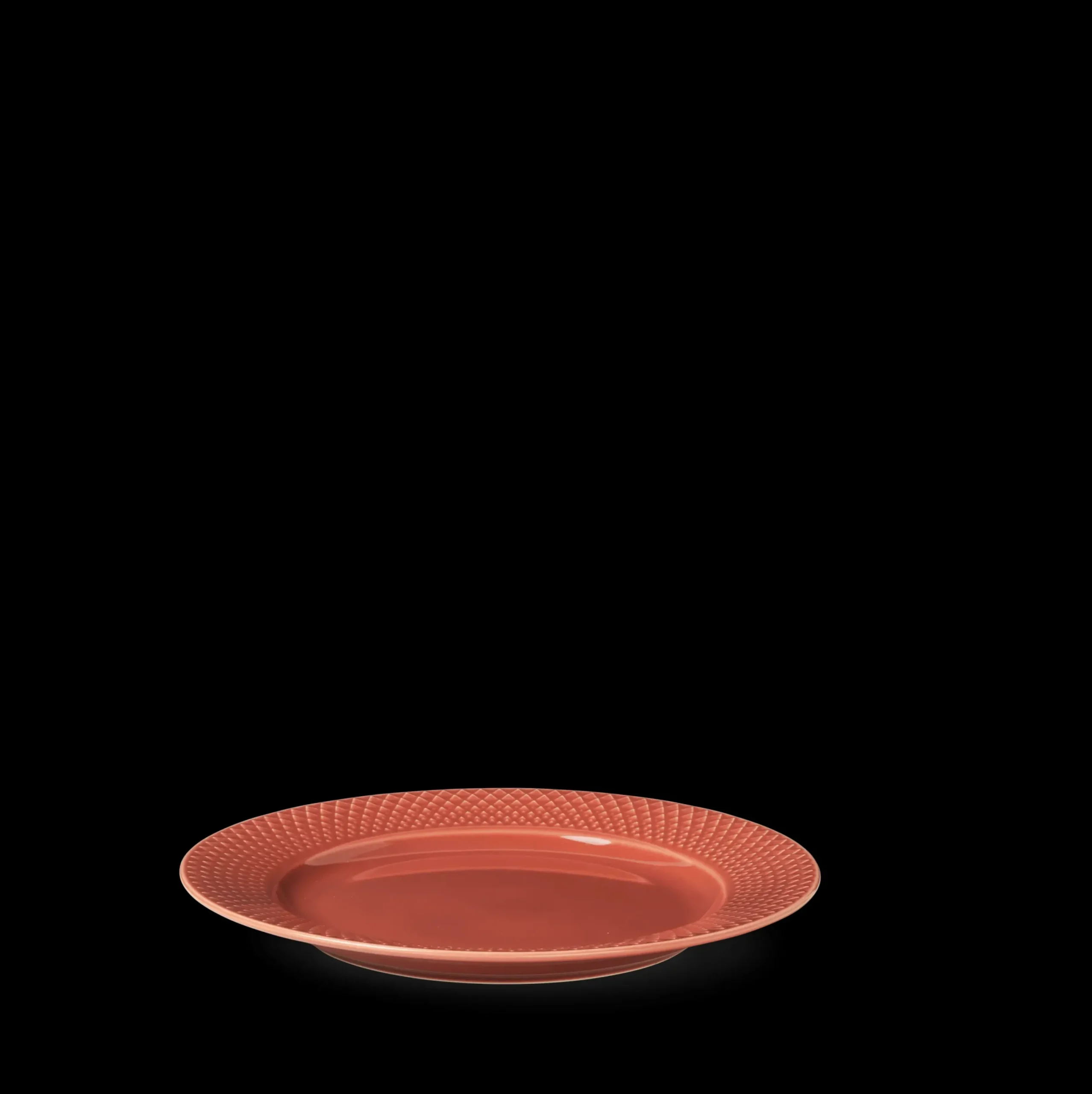 Lyngby Porcelæn Rhombe Color Frokosttallerken terracotta