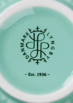 Lyngby Porcelæn Rhombe Color Vase aqua porcelæn | Køb her