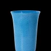 Lyngby Porcelæn Rhombe Color Vase H20 blå porcelæn | Køb her