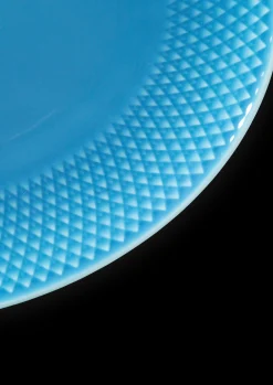 Lyngby Porcelæn Rhombe Color Ovalt serveringsfad blå
