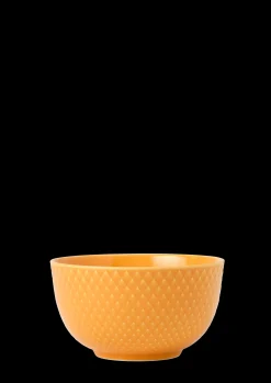 Lyngby Porcelæn Rhombe Color Skål Ø11 cm gul | Køb her