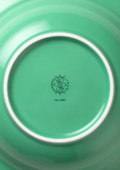 Lyngby Porcelæn Rhombe Color Dyb tallerken Ø24.5 cm grøn