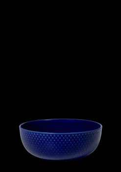 Lyngby Porcelæn Rhombe Color Skål Ø15.5 cm mørk blå