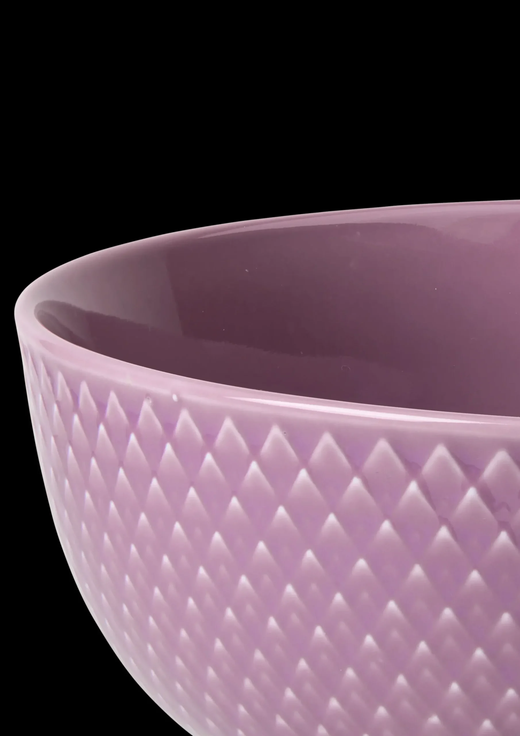Lyngby Porcelæn Rhombe Color Skål Ø15.5 cm lilla | Køb her