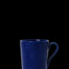 Lyngby Porcelæn Rhombe Color Krus med hank 33 cl mørk blå