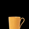Lyngby Porcelæn Rhombe Color Krus med hank 33 cl gul