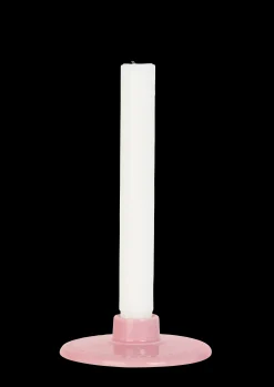 Lyngby Porcelæn Rhombe Color Kronelysestage H3 rosa | Køb nu