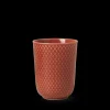 Lyngby Porcelæn Rhombe Color Krus 33 cl terracotta | Køb her