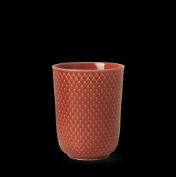 Lyngby Porcelæn Rhombe Color Krus 33 cl terracotta | Køb her