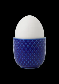 Lyngby Porcelæn Rhombe Color Æggebæger Ø5 cm mørk blå