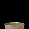 Lyngby Porcelæn Rhombe Earth Skål Ø15.5 cm clay | Køb nu