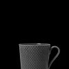 Lyngby Porcelæn Rhombe Earth Krus med hank 39 cl slate