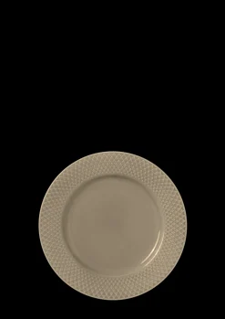 Lyngby Porcelæn Rhombe Earth Frokosttallerken Ø23 cm clay