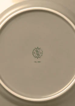 Lyngby Porcelæn Rhombe Earth Frokosttallerken Ø23 cm clay