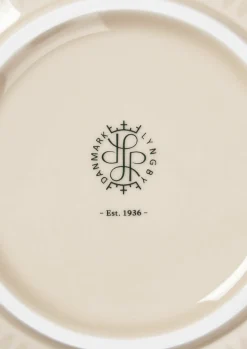 Lyngby Porcelæn Rhombe Earth Serveringsskål Ø22 cm marble