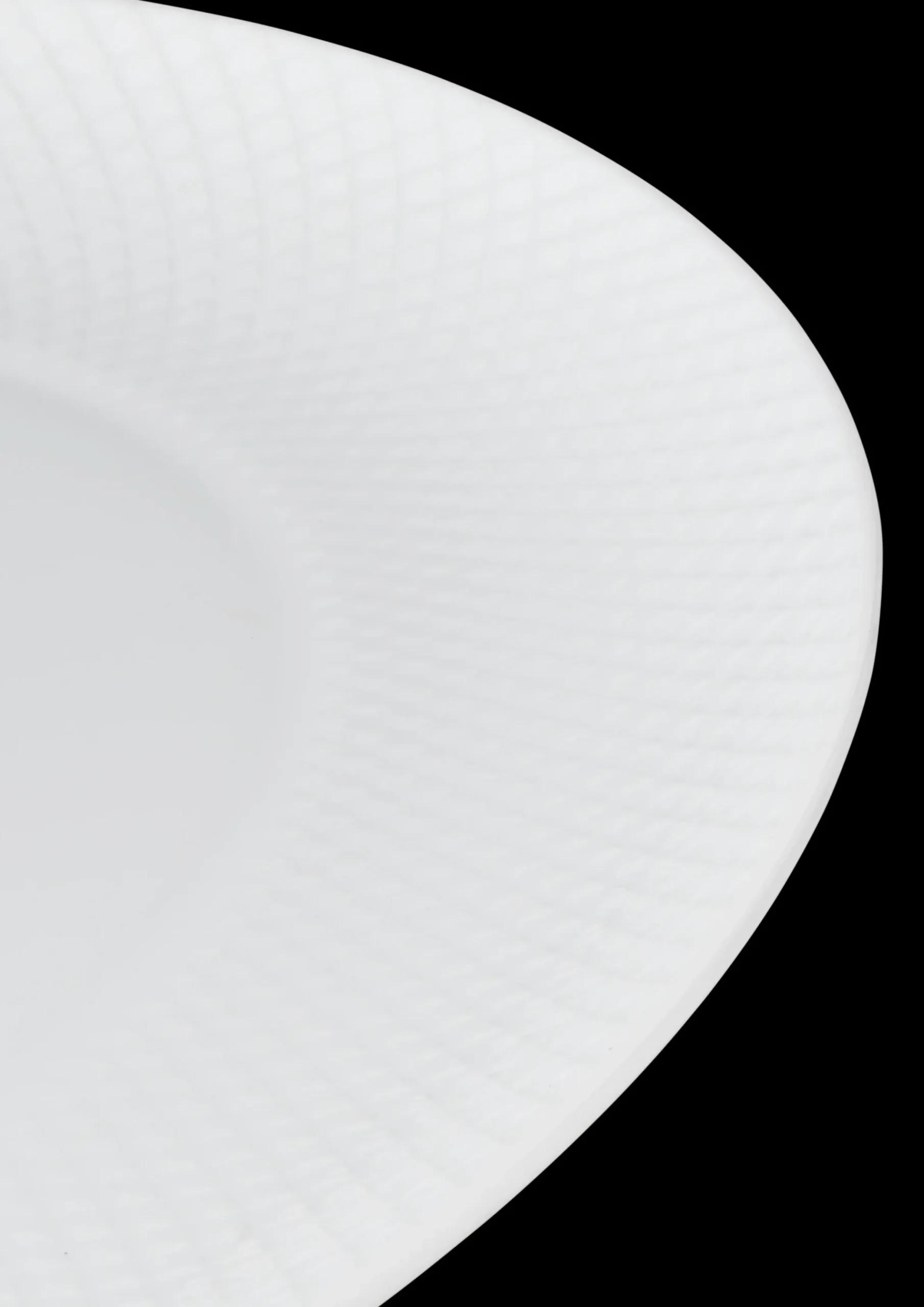 Lyngby Porcelæn Rhombe Ovalt serveringsfad 42x32 hvid