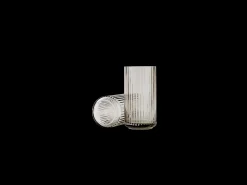 Lyngby Porcelæn Vase H20.5 cm i grå fra serien Lyngby