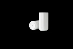 Lyngby Porcelæn Vase H20.5 cm i hvid fra serien Lyngby