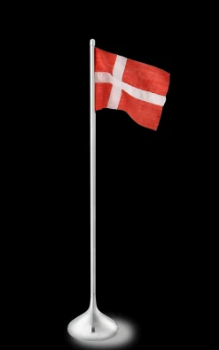 Rosendahl Bordflag dansk H35 cm i sølv fra serien Rosendahl