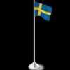 Rosendahl Bordflag svensk H35 sølvfarvet | Køb her