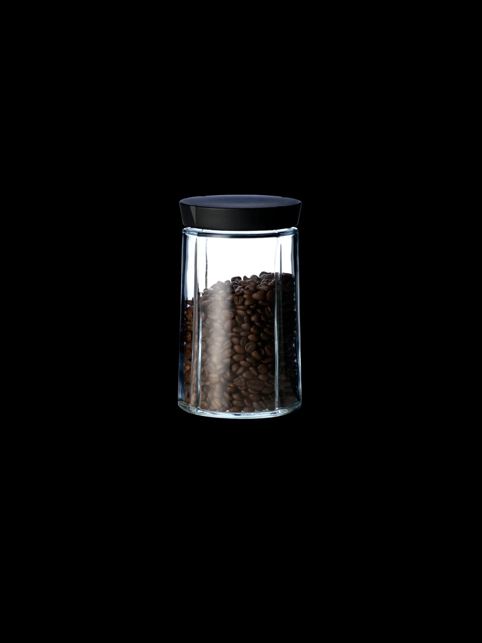 Rosendahl Grand Cru Opbevaringsglas 1,0 l sort | Køb her