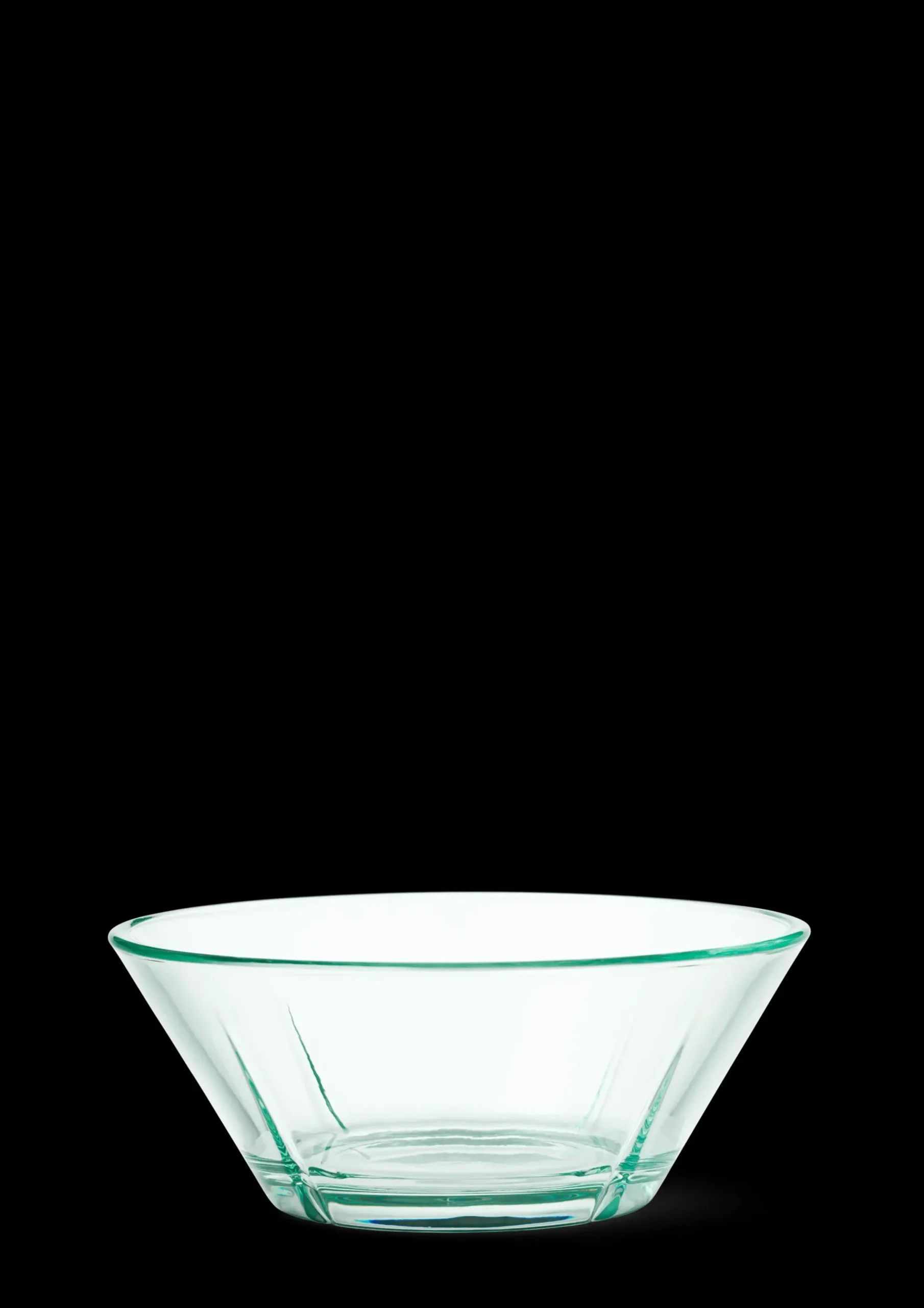 Rosendahl Grand Cru Recycled Glasskål Ø15 cm klar grøn