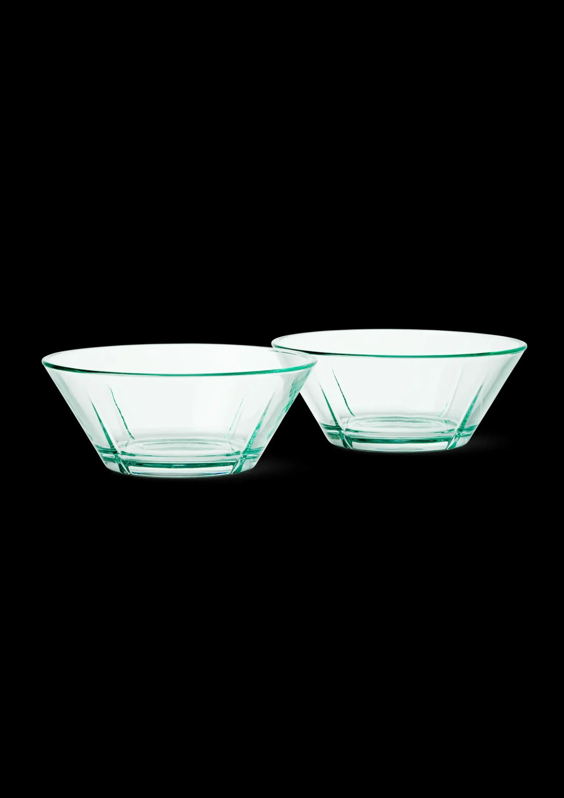 Rosendahl Grand Cru Recycled Glasskål Ø15 cm klar grøn