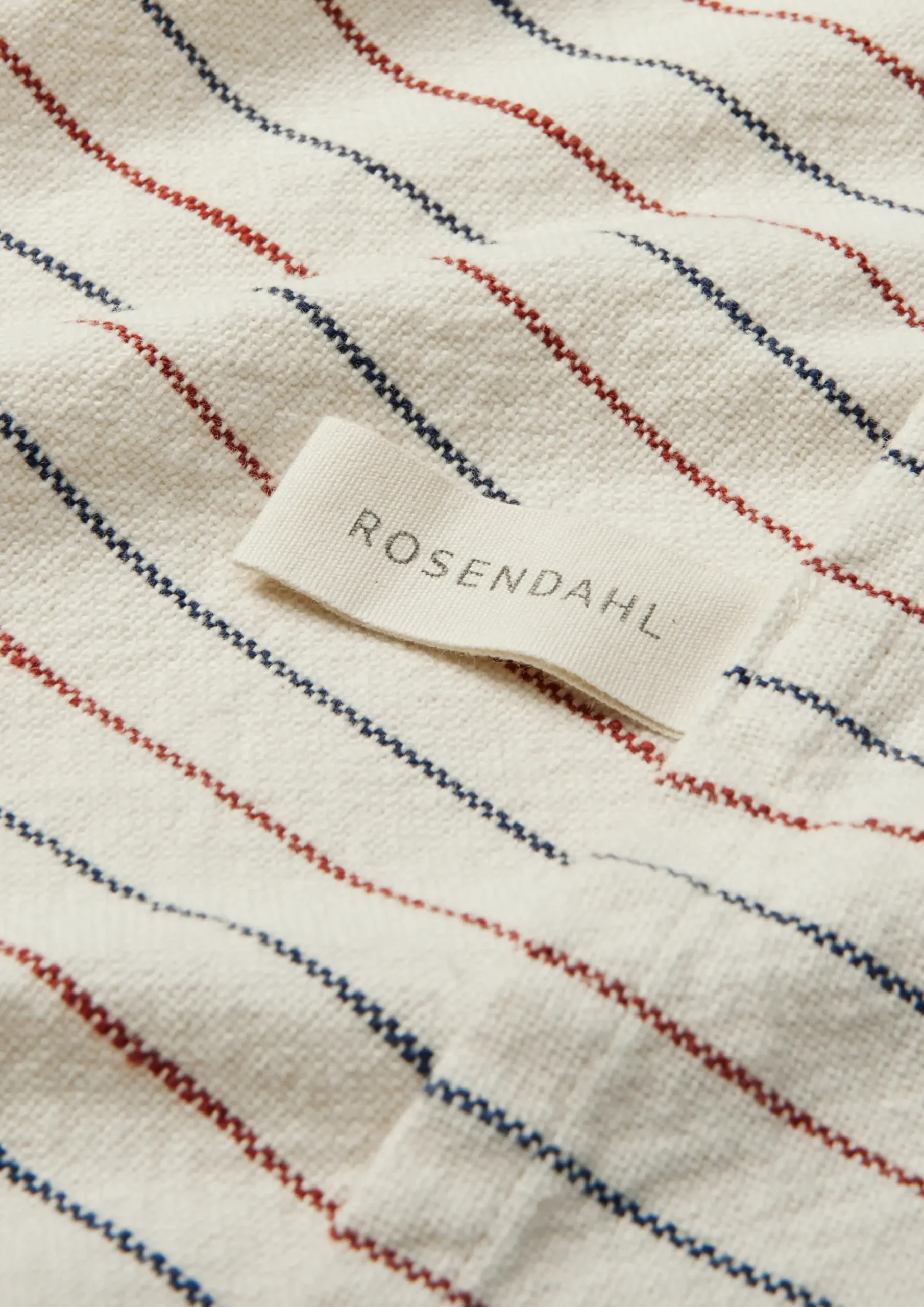 Rosendahl Textiles Garn Viskestykke 50x70 cm blå/terracotta